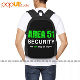 Area 51 Security Large Capacity Backpack School Gym Tote Bag