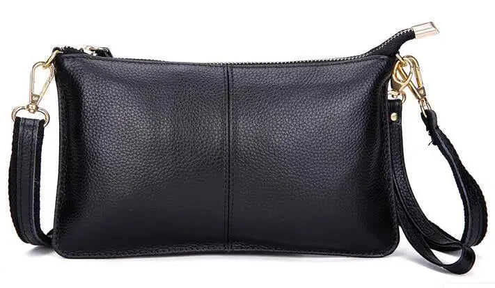 Arliwwi Genuine Leather Clutches Candy Bags Women's Crossbody Bags