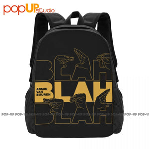 Armin Van Buuren Blah Blah Blah Trance Music Backpack Large Capacity