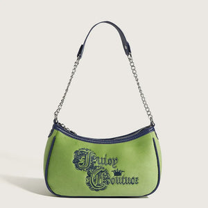 Retro PU Leather Heart Handle Shoulder Bag for Women