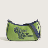 Retro PU Leather Heart Handle Shoulder Bag for Women