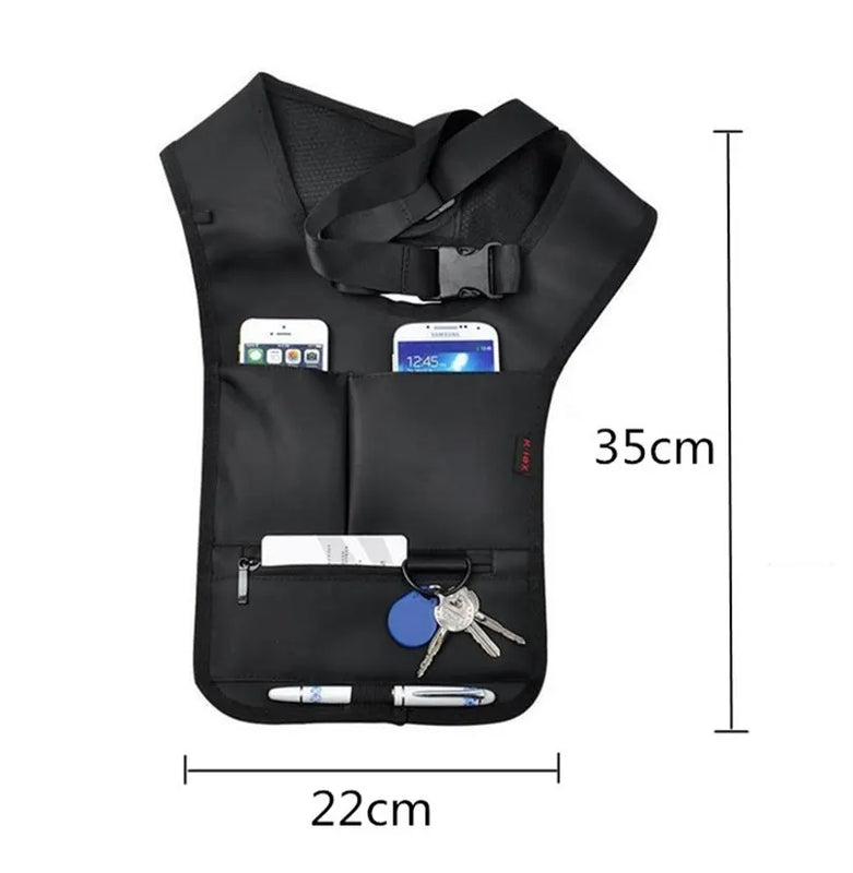 Armpit Bag with Adjustable Strap Anti-theft Portable Chest Bags