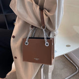 Armpit Small Square Bag Women's Bag Texture Chain Diagonal Handbag