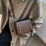 Armpit Small Square Bag Women's Bag Texture Chain Diagonal Handbag