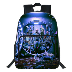 Army Of The Dead Backpack Student School Bag Large Capacity Travel Bookbag