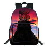 Army Of The Dead Backpack Student School Bag Large Capacity Travel Bookbag