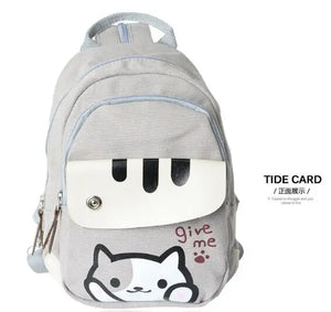 Backyard Cat Backpack Multi-Function Shoulder Bag
