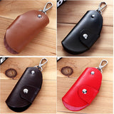 1Pc Leather Key Chain Accessory Pouch Bag Wallet Case Key Holder