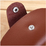 1Pc Leather Key Chain Accessory Pouch Bag Wallet Case Key Holder