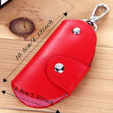 1Pc Leather Key Chain Accessory Pouch Bag Wallet Case Key Holder
