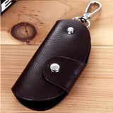 1Pc Leather Key Chain Accessory Pouch Bag Wallet Case Key Holder