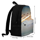 Arrows In Flight Teen College Student Backpack Laptop Travel Bags Red