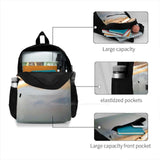 Arrows In Flight Teen College Student Backpack Laptop Travel Bags Red