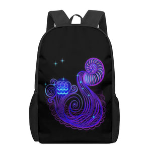 12 Constellations 3D Print School Backpack for Boys Girls Teenager Kids Book Bag