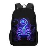 12 Constellations 3D Print School Backpack for Boys Girls Teenager Kids Book Bag