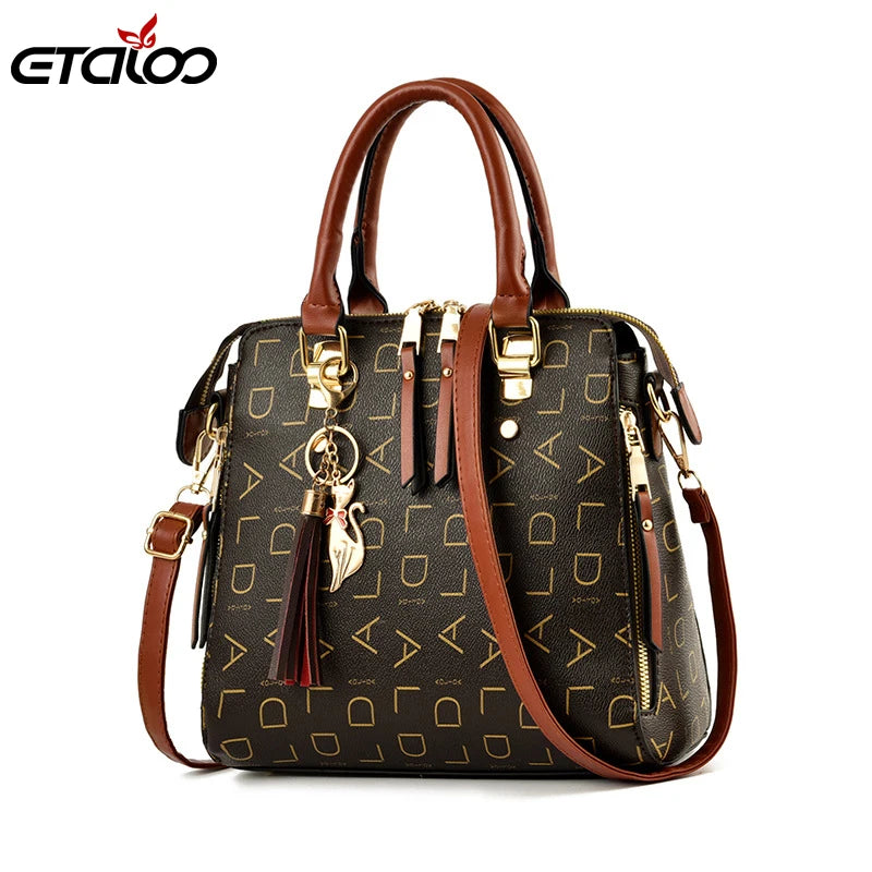 Big Capacity Women's Shoulder Messenger Bag Crossbody Letter