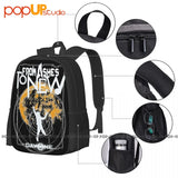 Ashes To Fatn Kid In Space Backpack Large Capacity Softback Bag