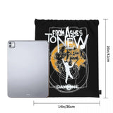 Ashes To Fatn Kid In Space Drawstring Bags Gym Bag Vintage Shoe Bag