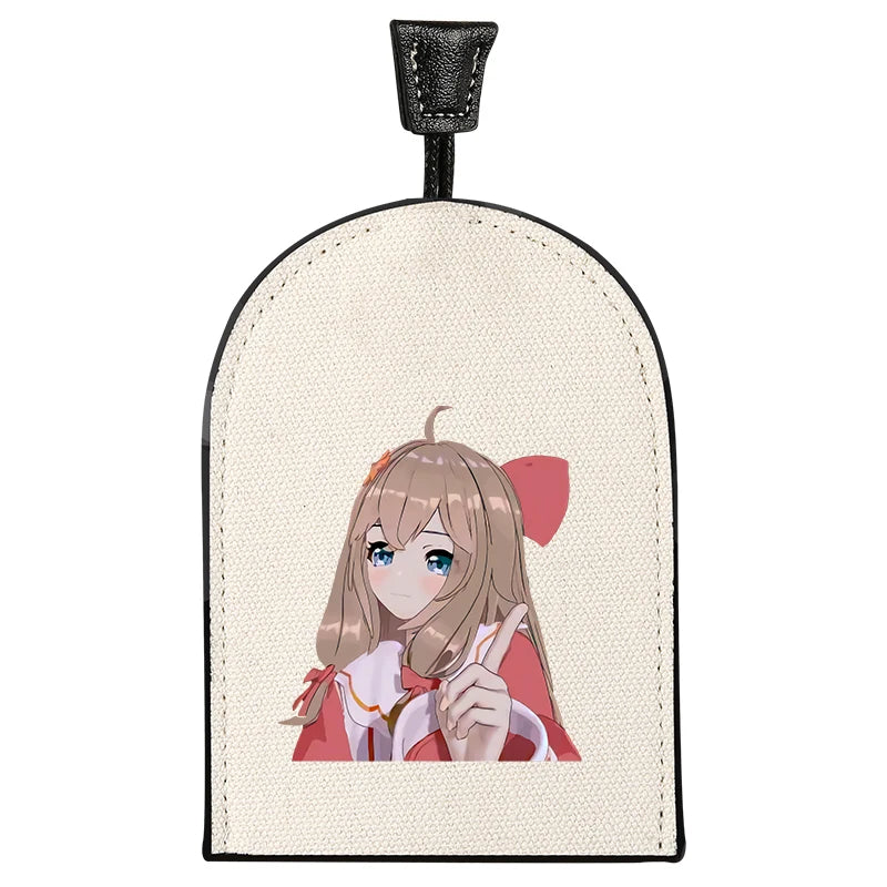Asoul Jiaran 3D Print Car Key Bag Wallet Anime Cartoon Pull Key Case