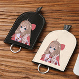 Asoul Jiaran 3D Print Car Key Bag Wallet Anime Cartoon Pull Key Case