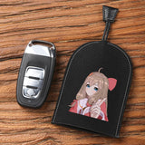 Asoul Jiaran 3D Print Car Key Bag Wallet Anime Cartoon Pull Key Case
