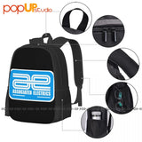 AE Large Capacity School Beach Bag Eco Friendly Backpack