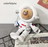 Astronaut Bear Shoulder Bag Crossbody Purse Girls Clutch Bags