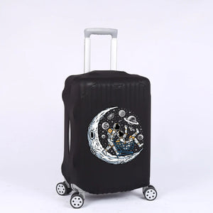 Astronaut Pattern Luggage Covers Protective Cover Elastic Luggage Cover