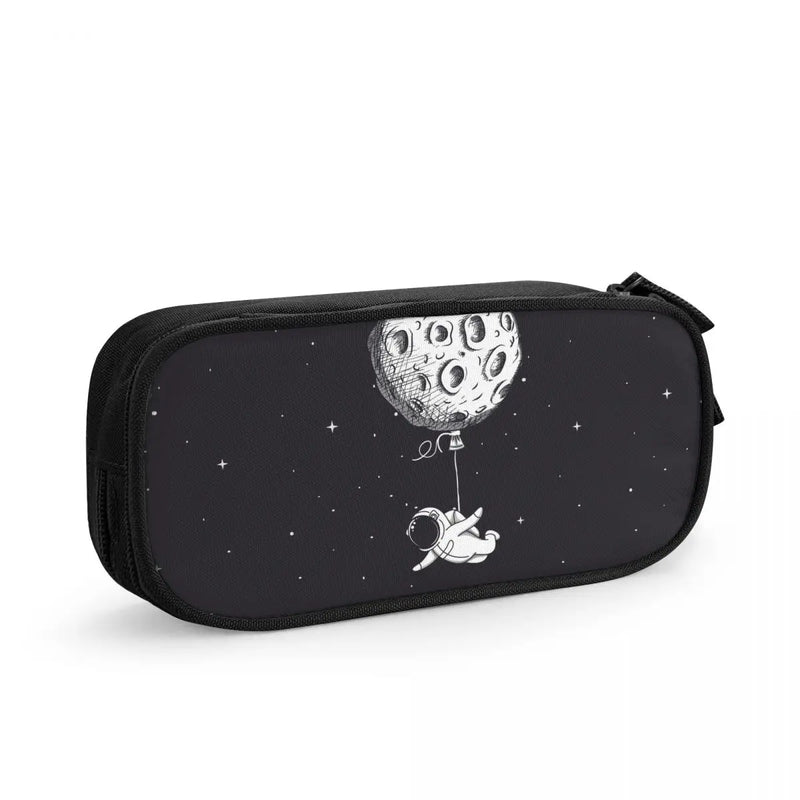 Astronaut Print Pencil Case Kids Boy's Pen Bag