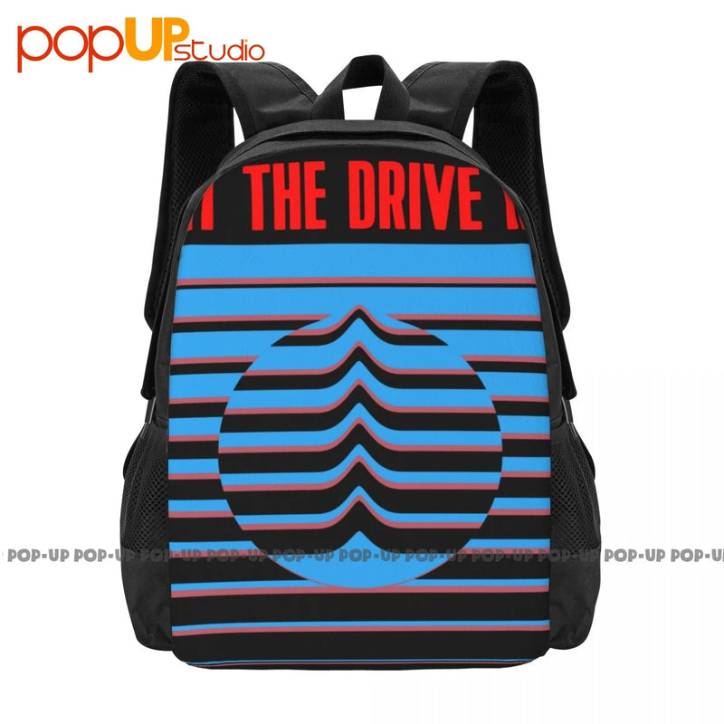 At The Drive In Bandstripespreshrunk Backpack Large Capacity