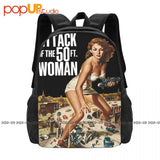 Attack Of The 50 Foot 1958 Film Poster Backpack School Travel Bag