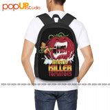 Killer Tomatoes Backpack Large Capacity Vintage Shoe Bag Gymnast Bag