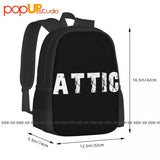 Attic Birthday Backpack Large Capacity School Schoolbag Sports Bag