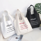 Women Canvas Tote Shopper Bags Casual Shoulder Bag Eco Reusable Shopping