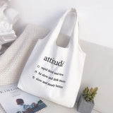 Women Canvas Tote Shopper Bags Casual Shoulder Bag Eco Reusable Shopping