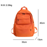 Attra-Yo Women Backpack Waterproof Nylon Backpack Multi-Pocket