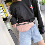Attra-Yo Plaid Messenger Belt Bag Women Girl Fanny Chest Pack Geometric Patterns