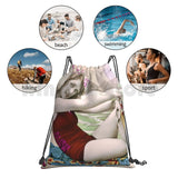 20S Beach Backpack Drawstring Bag Waterproof Gym Bag