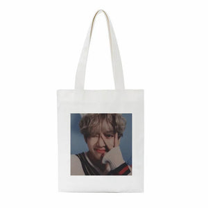 August D Graphic Print Handbags Harajuku Large Capacity Bag
