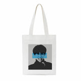 August D Graphic Print Handbags Harajuku Large Capacity Bag