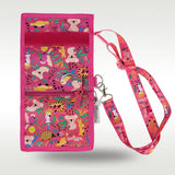 Smiggle Children's Wallet Triple Leather Folder Rose Koala Coin Purse