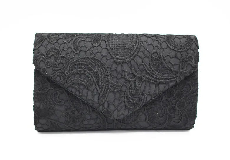 Ausuky Women Casual Clutch Envelope Bag Lace Dinner