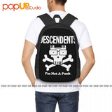 Descendents Not A Punk Backpack Large Capacity School Beach Bag