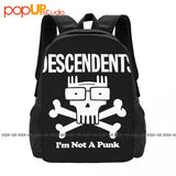 Descendents Not A Punk Backpack Large Capacity School Beach Bag
