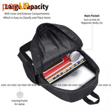 Autism Awareness Backpack Large Capacity Sports Style Travel Foldable