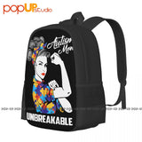 Autism Mom Unbreakable Autism Awareness Backpack