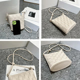 Autum Women's Small PU Leather Bucket Bag Handbag