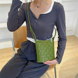 Autum Women's Small PU Leather Bucket Bag Handbag