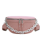 Autumn Waist Pack Acrylic Chain Indentation Chest Bag