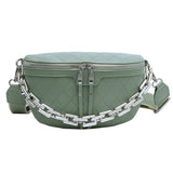 Autumn Waist Pack Acrylic Chain Indentation Chest Bag
